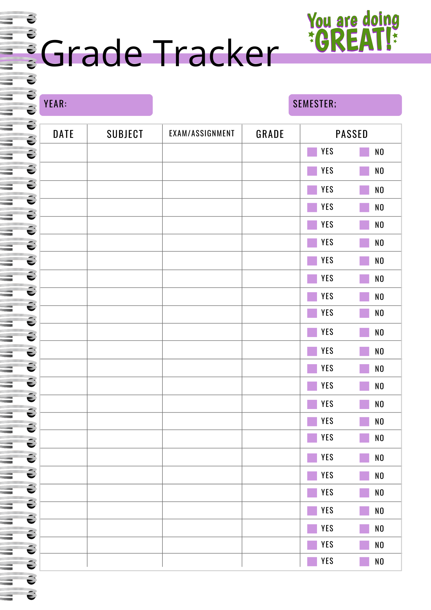 The University Life Student Planner