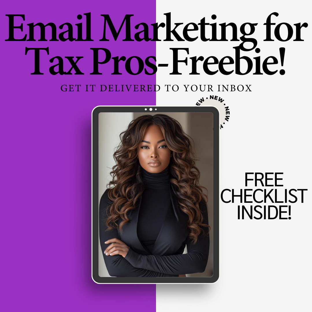Email Marketing for Tax Pros-Freebie!